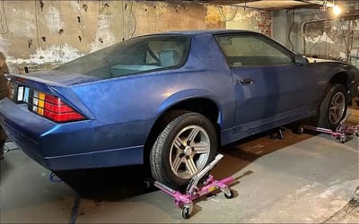 A pristine 1990 Chevrolet 1LE IROC Z28 Camaro was found in a basement with just six miles on the clock