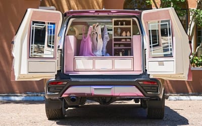 Lexus designed ultimate fashionista's SUV with its own dressing room and vanity