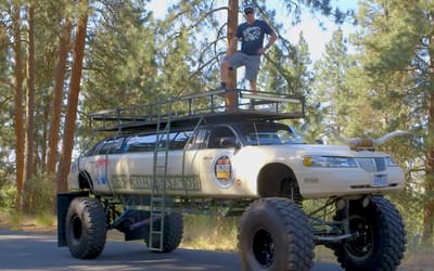 Lincoln monster truck limo is, as you’d expect, wonderfully chaotic