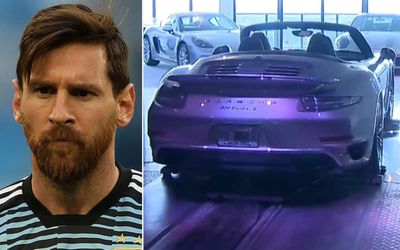 Lionel Messi has an elevator for supercars that goes straight up to his Miami penthouse