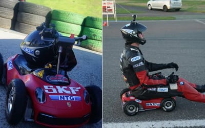 Man modifies children’s toy car to reach 92.24 mph