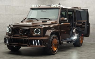 Mansory's one-off Mercedes G-Class is like a peacock shining beacon