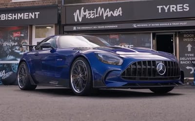 YouTuber finished building $640,000 Mercedes-AMG GT Black Series with parts imported from China