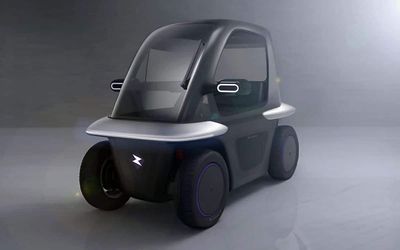 Would you drive this one-seater micro-car to battle traffic?