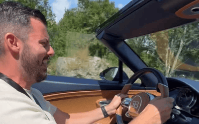 Bugatti's CEO himself showed us all what it's like to drive the convertible Mistral