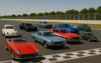 What if Hollywood’s most iconic cars raced for real? Here’s who would take the podium