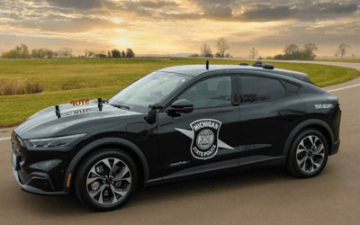 Michigan State Police has just deployed its first-ever all electric vehicle