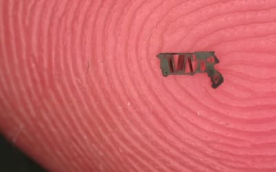 California man spends a year creating the world's smallest nerf gun and the end result is mind-blowing