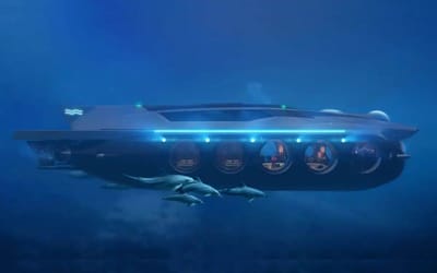 The new Nautilus Submarine Yacht will take you to the deep, dark depths of the ocean