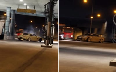 People can’t work out if this Nissan R35 GT-R doing an incredible 360-degree drift is real or not