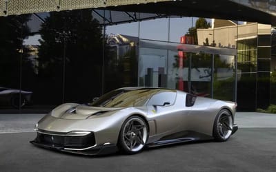 The new Ferrari KC23 is a track car with moving body panels