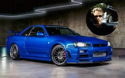 Paul Walker’s Nissan Skyline R34 just sold for an eye-watering 7-figure sum