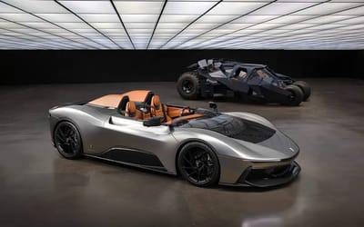 Warner Bros teamed up with Pininfarina to create a Batman supercar