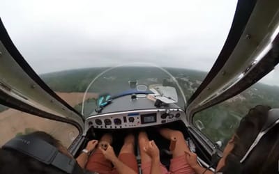 Pilot showcases amazing skill by successfully landing plane which suffered engine failure at 600ft