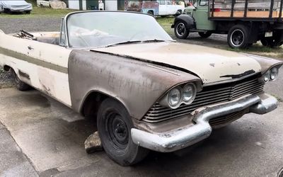 This 1957 Plymouth Belvedere sat in a closed-down Iowa dealership for 50 years