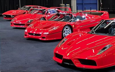 Potentially the greatest mancave in the world has multiple Ferraris and much, much more