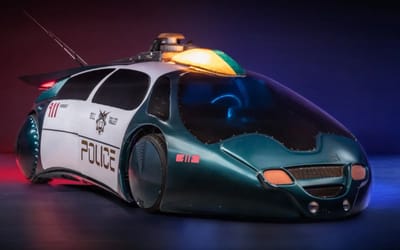 Back to the Future police cruiser, built on a Pontiac Fiero, heads to auction for between $80,800 and $115,444