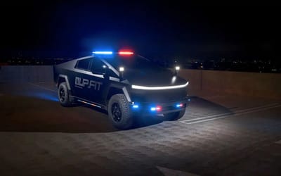 Californian cops bought Tesla Cybertruck Foundation Series and modified it