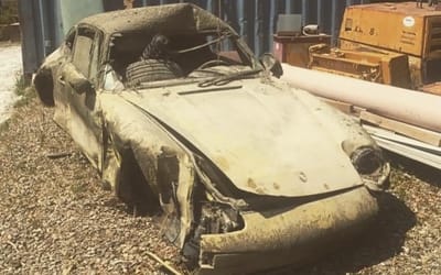 This drowned Porsche was resurrected and transformed into a track legend
