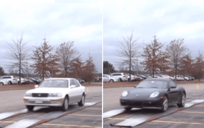 Porsche takes on Lexus in suspension challenge and there’s one clear winner