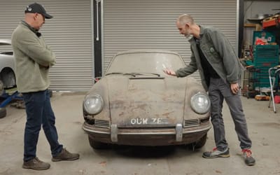 A Welsh firefighter rescues a 1968 Porsche 912 that’s been sleeping in a barn for 46 years