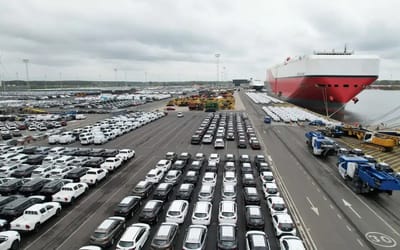 Thousands of cars are piling up at European ports unable to come to America