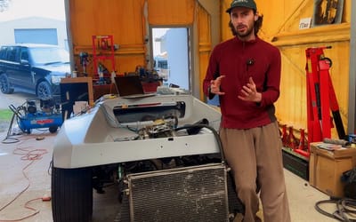 Man rebuilding abandoned 80s supercar finally gets it running again after weeks and weeks of setbacks