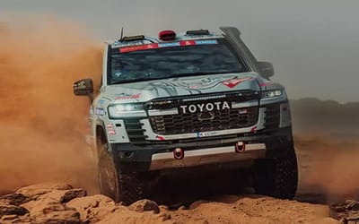 Some Land Cruisers have a secret extra fuel tank that keeps them going even if you run out of gas