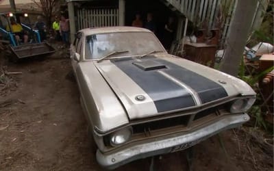 Incredibly rare Ford muscle car was found under house after 50 years