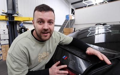 Man buys the world's first wrecked BMW M5 G90 to try and become the first person to ever rebuild one