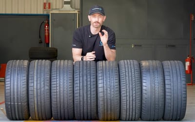 Man tests 8 different tires to find out what's the best to put on your car for summer driving