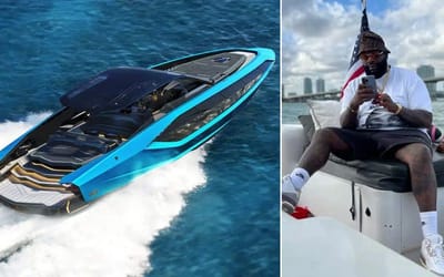 Rick Ross gives us a tour of the famous $6m Lamborghini yacht