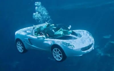 World’s first submersible supercar created introducing luxury to the ocean