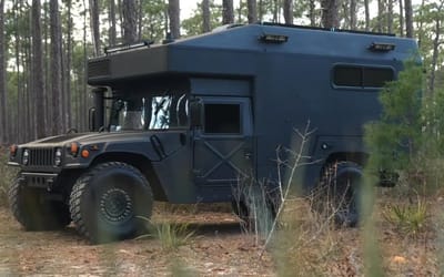 Man spent 1000 hours converting military truck into this amazing RV