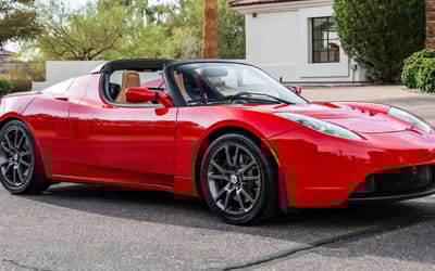 2008 Tesla Roadster with astonishingly low 1,821 miles is now up for sale