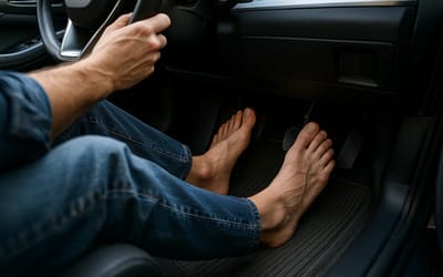 This is what US law actually says about driving barefoot or wearing any other footwear