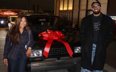 Jordyn Woods surprises NBA star Karl-Anthony Towns with a restored version of his late mother’s beloved truck