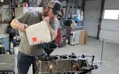 High-performance engine builders have been pouring concrete into engine blocks for years and most car owners never knew