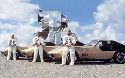 Apollo 12 astronauts ordered three identical Corvettes to match their lunar module and only one survived