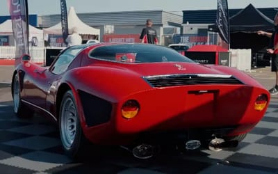 This hand-built Alfa Romeo 33 Stradale tribute is a modern masterpiece of Italian design