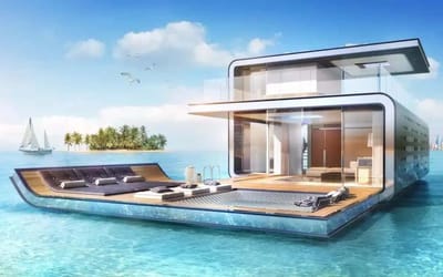 Inside Dubai’s famous Floating Seahorse Villas