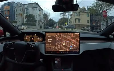 Video showing Tesla self-driving down busy streets is as strange as it is amazing