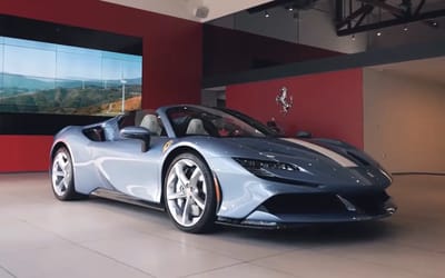 Rob Dyrdek unveils his bespoke Ferrari SF90 Spider