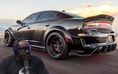 Shaquille O’Neal put his Dodge Hellcat on the line challenging comedian to a race