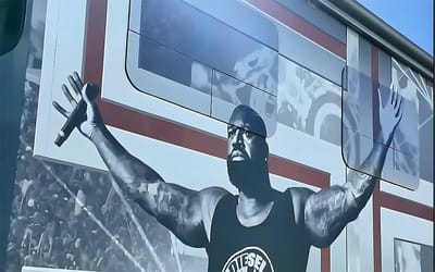 Inside NBA legend Shaq’s epic DJ tour bus