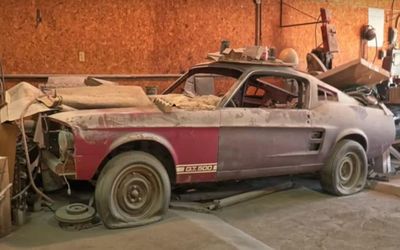 This rare 1967 GT500 Shelby was hidden in Nebraskan barn for decades