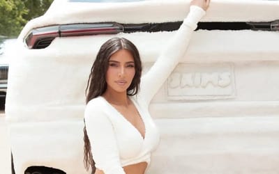 Throwback to when Kim Kardashian turned her Lamborghini into a fuzzy slipper