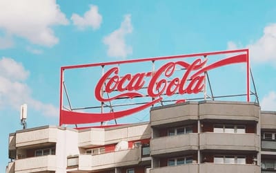 Coca-Cola used an optical illusion to make its iconic branding appear inside stadiums where red is banned and nobody could do anything about it