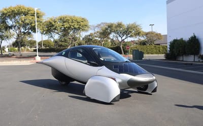 Working solar electric vehicle by Aptera Motors was revealed at CES 2025