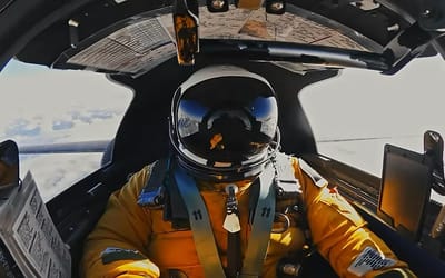 YouTuber and U.S Air Force veteran flew a spy plane built in secret 70,000ft to the edge of space